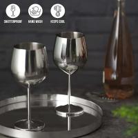 Nuevo Cola de acero inoxidable, barra de Metal, restaurante, copa de vino tinto champán, artículos - details 0
