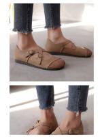 Zapatos de mujer de cuero genuino estilo nuevo 2025 Comodos y versátiles para mamás - details 0