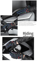 VEMAR Guantes transpirables para motociclismo de verano, guantes de Motocross con pantalla táctil, guantes protectores a prueba de viento para moto, guantes reflectantes coloridos - details 6