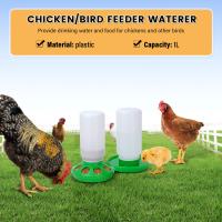 Alimentador automático de agua para aves de corral, cuenco de alimentación para aves, 1L - details 4