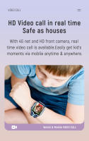 Relojes inteligentes niños deporte Seguimiento GPS inteligente Captura de video en HD hombre mujer watch - details 2