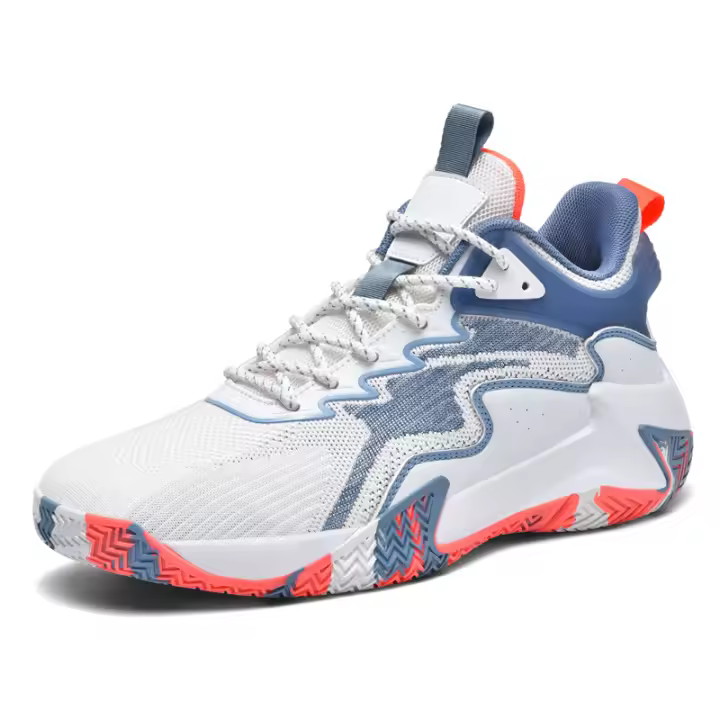 Zapatillas de baloncesto de gran tamaño para hombre, calzado deportivo transpirable con malla antideslizante y absorbente - 1