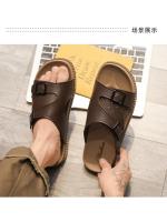 Sandalias de verano para hombre, zapatillas casuales, nuevo estilo 2025, para exteriores, deportivas, de conducción, sandalias de playa resistentes al desgaste de doble propósito - details 6