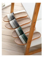 Zapatillas de Lino de Cuatro Temporadas para Mujeres Ligeras, Silenciosas, Suaves Suela de Madera para Hogar - details 9