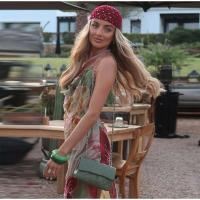 Vestido de Moda para Mujer Bordado con Cuentas Vestido de Verano sin Mangas con Espalda Abierta y Correas Estilo Holiday a la Moda - details 19