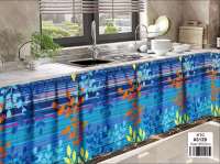 HTC Lababo-cortina corta para cocina, 150x70cm - details 73