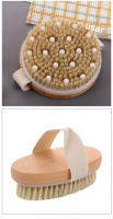 Cepillo Exfoliante de Cuerpo Seco Cerdas de Plástico para Renueva la Piel, Soporte Linfático, Impulso Circulatorio Elección Sustentable para Desintoxicación Suave, Exfoliación de Spa - details 6