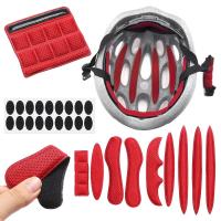Kit de relleno interior Universal para casco, almohadillas de espuma de esponja selladas, almohadilla de protección, accesorio de repuesto para motocicleta y bicicleta, 27 unidades por juego - details 0