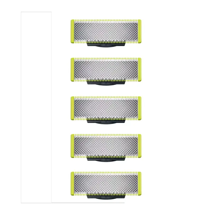 Cabeza de Afeitar Oneblade 5 piezas para Recambio Máquina de Cortar Barba Trimmer Compatible con QP2520/QP2530/QP2630/QP6510/QP6520/QP2523 Hecho en China - 1