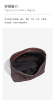 Bolso de mano tejido a mano de gran capacidad, mate, con textura moderna, versátil, para llevar al hombro, para ir al trabajo, tipo cubo, bandolera, para mujer - details 13
