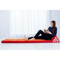 Cómodo Colchón De Suelo con Cojín De Lectura, Futón Japonés, Cama Plegable O Esterilla De Masaje Tailandés, 170 x 53 cm, Azul Claro - details 392