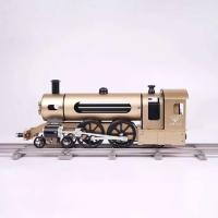 387 Uds DIY Boutique modelo mecánico de Metal juguete eléctrico pista de vapor pequeño tren conjunto de regalo para niños Kit de montaje - details 10