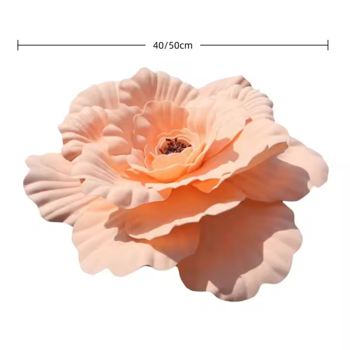 Nuevo 40/50cm peonía Artificial PE ventana simulación flor de peonía flores falsas gigantes accesorios de fotografía - 1