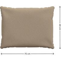 Exterior para Muebles de Jardín (Asiento 70x70x5 cm + Respaldo 70x40x15 cm), Beige - details 2