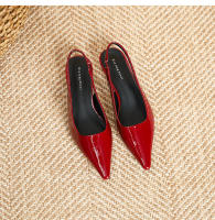 Nuevos zapatos adelgazantes de tacón bajo y poco profundos para mujer, zapatos planos - details 30