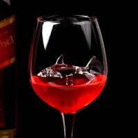 Copa de vino con forma de tiburón, whisky, champán, colas de cristal, decoración de cena, copas de flautas para fiesta, 2 uds. - details 6