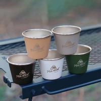 Mini taza de camping de acero inoxidable, 4-1 piezas, 50 ml, adecuada para VIE al aire libre, cerveza, vino, café, té, leche, bebidas, agua, - details 2