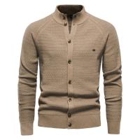 Tendencia cardigan hombre sudadera negocios versátil jersey - details 4