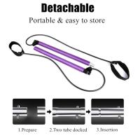 Barra de Yoga Fitness Portátil Entrenador de Resistencia para Crossfit y Pilates - details 4