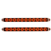 Barra de luz de remolque roja, luces de remolque cerradas impermeables para camioneta utilitaria, 11 LED - details 5
