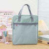 Bolsa de almacenamiento de libros portátil ligera, organizador de archivos A4 de mano impermeable, bolsa de almacenamiento de arte a prueba de polvo con cremallera, bolsa de almacenamiento de ilustraciones - details 2
