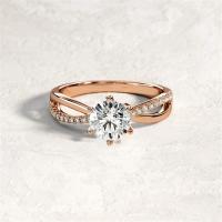 Anillos de moda para mujer, anillo de circón con diamantes de imitación de cristal de Metal para mujer, anillo de propuesta romántica para novia y chica, regalo de joyería de boda - details 0