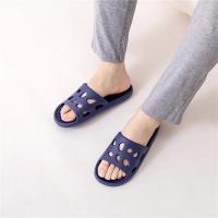 Zapatillas de playa de verano de suela gruesa para hombre, zapatillas antideslizantes de Eva para baño, sandalias para hombre, chanclas de moda para mujer, zapatillas huecas con fugas - details 16