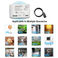 EWeLink-interruptor inteligente de temperatura y humedad, temporizador con WiFi, Control remoto, Sensor inteligente de sonda de temperatura y humedad - details 0