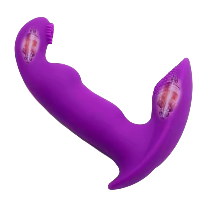 Juguete Sexual de Silicona con Control Remoto Inalámbrico Estimulación G-spot y Plug Anal - 1