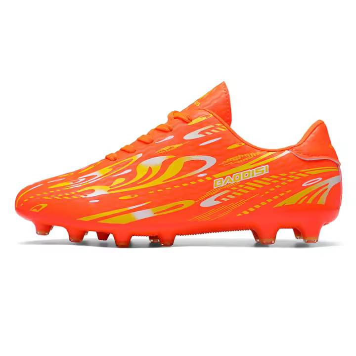 Zapatos de fútbol para terreno firme para niños y niñas, calzado deportivo para fútbol al aire libre - 1