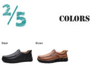 Zapatos de vestir de cuero Oxford para hombre, zapatillas formales transpirables con cordones, calzado plano de moda - details 1