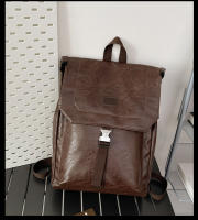 Mochila informal de nueva generación para hombre, bolso de viaje de PU de alta calidad, a la moda, para estudiantes de secundaria, bac - details 18
