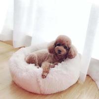 Camas redondas de felpa larga para mascotas, colchón para perros y gatos, nido para dormir, sofá, cama para mascotas - details 4