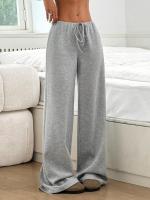 Pantalones de Algodón con Rayas para Mujer Cintura Elástica, Talla Única, Novedad de Otoño - details 9