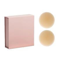 Cubierta de pezón reutilizable para mujer, pegatinas invisibles de silicona para pechos, revestimiento adhesivo grande, cinta para pechos, sujetador adhesivo, 2 uds. - details 5