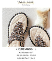 Sandalias de moda para mujer, verano, planas, nuevas, populares, con cuentas de hadas, estilo viento, talla grande. - details 2