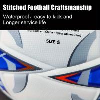 Balón de fútbol de cuero PU n.° 5, balón de fútbol de alta elasticidad, resistente al desgaste y a prueba de explosiones - details 4