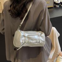 Bolso de mano con lazo plisado para niña, bolso de hombro con pajarita de Balletcore de estilo coreano, bolso de compras Y2K de cuero PU - details 5