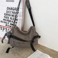Bolso de lona cruzado para hombres y mujeres Mochila unisex de gran capacidad Mochila de lona A4 para salidas escolares - details 7