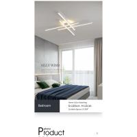 2025 nueva lámpara de techo lámpara LED moderna nórdica sala de estar comedor dormitorio luces lámpara de techo - details 11