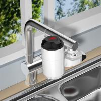 Calentador de agua eléctrico con pantalla de temperatura para cocina, calentador de grifo de calefacción instantánea, enchufe de la UE A - details 1
