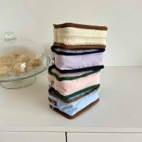 Bolsa de cosméticos portátil de Color contrastante, billetera con cremallera, monedero de Color sólido, bolsa de almacenamiento de pañuelos sanitarios suave y ligera - details 42