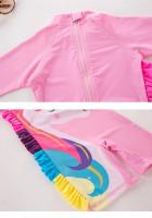 Conjunto de Natación de Moda para Niñas Pequeñas 2025 Traje de Baño de Surf con Gorra - details 15