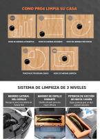 Vancostar-Robot aspirador inteligente para el hogar, aspiradora con cepillo Central, depósito grande de polvo seco, Sensor inteligente, carga automática, limpieza fácil, PRO4 - details 2