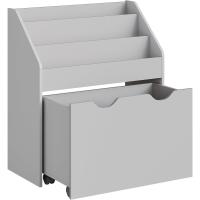 Librería Infantil, Caja de Juguetes Móvil, con Ruedas, Multifuncional, para Habitación - details 0
