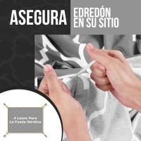 Fundas Nórdicas para Cama, Juego de Microfibra de Edredón , 2 Fundas de Almohada de 50x75 cm - details 1