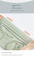 Pantis de Maternidad de Algodón de Cintura Alta Soporte Abdominal, Color Sólido, Transpirable para Mujeres Embarazadas Estilo BRIEF, Acolchado en Nylon, Retirable - details 13