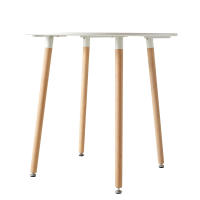 EGOONM-mesa de comedor redonda nórdica, Juego de 4 sillas de comedor con cojín de PU para comedor, Cocina, Restaurante, balcón y hogar - details 5