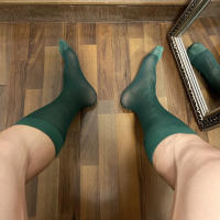 Calcetines de tubo de vestir para hombres medias transparentes calcetines de ropa formal erótica ultrafinos calcetines de negocios sexy transparentes - details 0