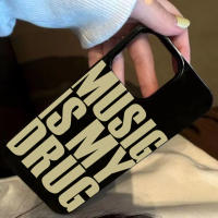 Funda de Teléfono Creativa Personalizada con Arte de Música Amor Tendencia Inglesa para iPhone - details 4